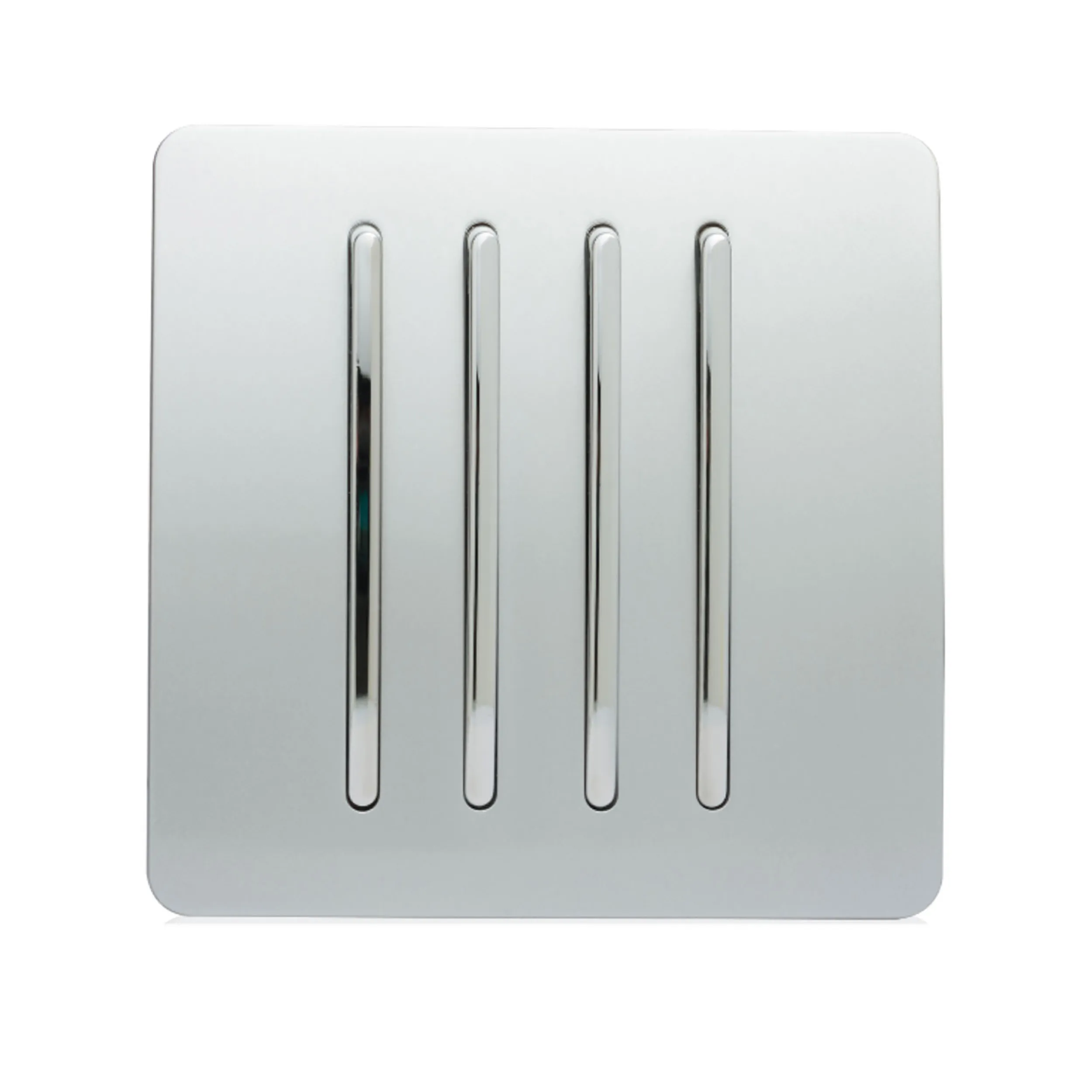 Platinum Silver Wiring Accessories Trendi Decorative Screwless